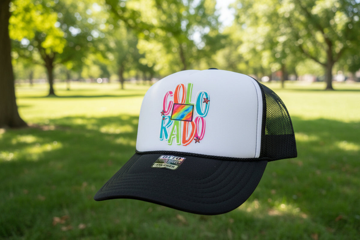 Colorful Colorado Trucker Hat